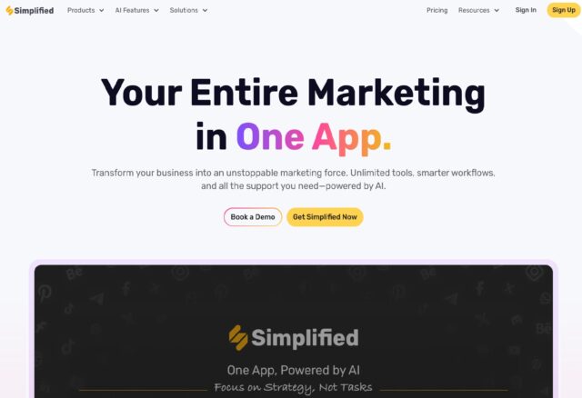 Simplified AI